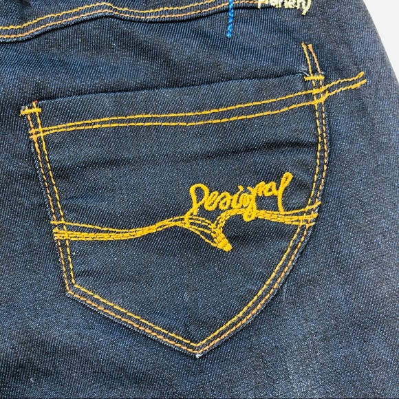 Desigual, Embroidered Jeans, Size 26 - Picture 12 of 16